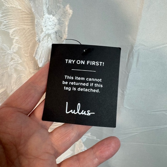 Lulus Elevated Sensation White 3D Floral Embroidered Midi Dress M - Picture 4 of 15